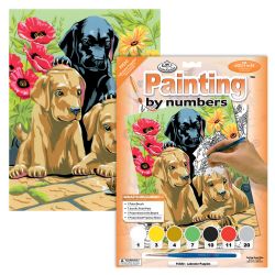 PEINTURE À NUMÉROS JUNIOR SMALL - CHIOTS LABRADOR